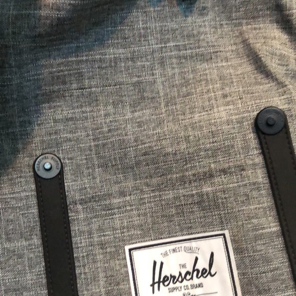 NWOT Herschel Supply Co. Classic Little America Backpack Raven Crosshatch Bak - Picture 12 of 14